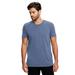 US Blanks US2400G Men's 3.8 oz. Short-Sleeve Garment-Dyed Crewneck T-Shirt in Pigment Navy Blue size 3XL | Cotton US2400GD