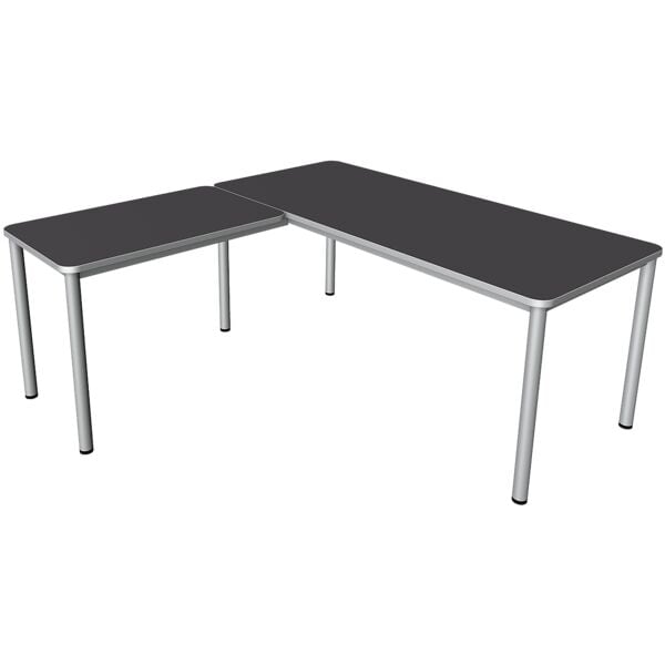 Kerkmann Winkelschreibtisch »Prime« 180 cm grau, 180x75x80 cm