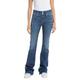 Replay Damen Jeans Schlaghose Newluz Flare Flare-Fit mit Power Stretch, Blau (Medium Blue 009), 32W / 34L