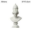 Mini Figurine Desktop Ornament Home Decor Drawing Practice Famous Sculpture Gypsum Bust Portraits Greek Mythology Plaster Statue ATHENA