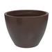 Ecobo 31.5-Inch Wide Eco-Friendly Round Pot Planter | Indoor/Outdoor Use Durable Versatile and Lightweight | Contemporary All-Weather Design by Brazilian Artisans - Brown