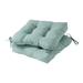 Seaglass 20 in. Square Outdoor Tufted Seat Cushion (set of 2) by Greendale Home Fashions