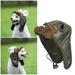 Helmet Black Decor Costume for Dogs Costumes Pet Creative Make up