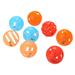 8PCS Cat Toys Jingle Bell Hollow Balls Kitten Chase Pounce Toy Interactive Play Teasing Toy (Random Color)