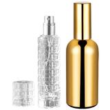 2pcs Glass Bitter Spray Bottles Bitter Dispenser Bottles Dropper Bottle Cocktails Supplies