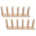 2 Pcs Furniture Wall Shelf Cat Ladder for Indoor Cats Steps Mounted Multipurpose Wooden