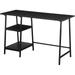 Designs2go Trestle Wood Metal Desk Black/Black