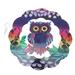 Toy Owl Hanging Wind Chimes Wind Bell Corridor Wind Chime Owl Wind Chimes Sculpture Blower Stainless Steel Child