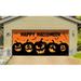 My Door Decor 7 x 16 ft. Happy Halloween Jack O Lanterns Halloween Door Mural Sign Car Garage Banner Decor Multi Color