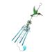 Wind Chime Bird Wind Bell Chime Colorful Outdoor Mobile Hanging Pendant For Garden Patio Porch Deck