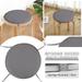 Home Decor Round Garden Chair Pads Seat Cushion For Outdoor Stool Patio Dining Room Four Ropes Decorations Bedroom Cushions Gray