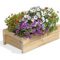 Cedar Wood Planter Box 21 x 11 x 7 - Made in USA with North American Cedar