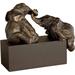 Playful Pachyderms Elephants Accent Sculpture