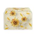 STUOARTE Reusable Toaster Cover for Kitchen Decor Vintage Sunflower Bread Toaster Oven Dustproof Cover 2 Slice Universal Size Small Bread Maker Oven Covers Anti Fingerprints Toaster Bag