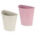 2 Pcs Wall Hanging Flower Pot Wall-mounted Furniture Plant Live Indoor Succulent Planters