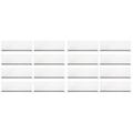 16 Pcs Partition Plate Clear Shelves Shelf Dividers for Wire Shelving Closet Shelf Separators Closet Dividers