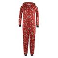 Viworld Christmas Family Matching Hooded Pajamas Reindeer Romper Onesie Jumpsuit Zipper Pjs for Adult Kids Baby