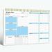 Weekly Planner Notepad Undated Weekly Schedule Planner To Do List Notebook Goals Planning Pad Habit Tracker Journal for Man & Women 52 Weeks (8.5x12 ) Blue