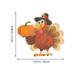 ATriss Paper Cutouts 1 Set Thanksgiving Cut-Outs Fall Themed Party Bulletin Board Classroom Paper Cuttings Decoration