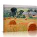 COMIO Claude Monet Canvas Wall Art - Haystack at Giverny Poster - Monet Impressionists Aesthetic Posters for Living Room Bedroom Office