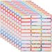 10 Sheets of Name Labels Adhesive Name Stickers Baby Name Labels Stickers for School