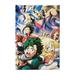 My Hero Academia Wall Art Canvas Posters Anime Poster 11.8*7.8 Inch Wall Artwork Decor For Dorm Home Bedroom Living Room Office Kitchen Farmhouse Decoration