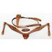 Horse Show Saddle Tack Rodeo Bridle Western Leather Headstall Breast Collar 7826