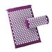 (Purple set including black storage bag) Sports mat yoga mat massage mat acupoint massage mat acupuncture mat 66*41cm packaging size 40x20x15cm