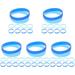 120 Pcs Decor Bracelets Bangles Wrist Band Skin-friendly Bracelets DIY Bands Colored Party Bracelets Men and Women