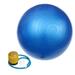 65cm 800g Professional Anti Burst Stability Yoga Ball Balancing Devcie Exercise Tool for Fitness Gym Workouts with Pump Air Clamp Stopper (Blue)