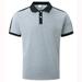 JURANMO Mens Short Sleeve Polo Shirts Lightweight Performance Golf T-shirts Regular Fit Business Casual Tops with Contrasting Color Collar Deals of Today Gray S