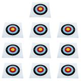 10 Pcs Target Paper Targets for Darts Spot Shooting Sticker Practicing Supplies