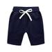 Rrunsv Toddler Soccer Shorts Solid Color Girls Dance and Tumbling Gymnastics Shorts Navy 80