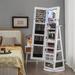 Red Barrel Studio® Kenmare 22" Wide Freestanding Jewelry Armoire Manufactured Wood in White | 64.5 H x 22 W x 22 D in | Wayfair