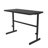 Correll Adjustable Standing Work Station In Black Granite Finish CST2448TF-07