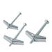 24 Pcs Toggle Bolt and Wing Nut Kit Zinc Plated Steel Round Head Butterfly Drywall Anchor 1\\/4 3\\/16 1\\/8 for Hanging Lamps Curtain Rods Photo Frames