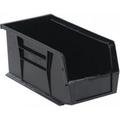 Black Conductive ESD Plastic Storage Bins - 10.88 x 5.5 x 5 in.