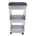 Kitchen Trolley Removable Rolling Organizer Storage Cabinet Mobile Unit Makeup Multi-layer Rack Three-layer Shelf Office