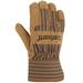 Carhartt Men s Carhart Insulated Suede Safety Cuff Work Gloves Brown Medium