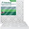 Filterbuy 17.25x17.25x1 MERV 13 Pleated HVAC AC Furnace Air Filters (3-Pack)