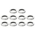 M10 Stainless Steel Spacers 10 Pcs Metal Spacer Stainless Steel 10.2mm ID x 14mm OD x 3mm L for 3/8 M10