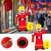 Teissuly Decorative Outdoor Ornaments For The 8-foot Chinese New Year Inflatable Wealth