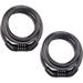 Master Lock Bike Lock Cable Combination Bicycle Lock Cable Lock for Outdoor Equipment Pack of 2 8143T Black