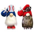 Goddaughter Christmas Ornament 2PCS Good Luck Baseball Holiday Decorations Doll Doll Ornaments Garden Lot