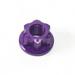 2 Pcs Vintage Traditional Kids Bike Bicycle Rear Wheel Axle Track Nut M10x1.0 No Logo Purple