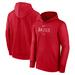 Men's Nike Red Los Angeles Angels Authentic Collection Practice Performance Pullover Hoodie