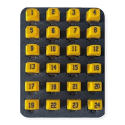 SOFTING Port Identifier Set (#1 - #24), 24x RJ45 Image