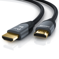 Primewire 8K Premium HDMI Kabel 2.1 mit Nylonummantelung, 7680 x 4320 @ 120 Hz mit DSC - 3m Image