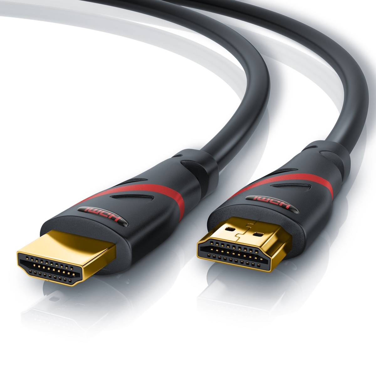 CSL 8k HDMI Kabel 2.1, 4K Ultra HD, UHD, Full HD, 3D, ARC, High Speed mit Ethernet, HDMI Typ A - 7,5m Image
