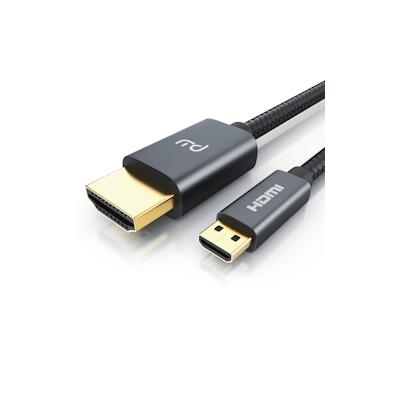 Primewire 8K HDMI 2.1 auf Micro HDMI Adapterkabel, 7680 x 4320 @ 120 Hz mit DSC - 2m Image